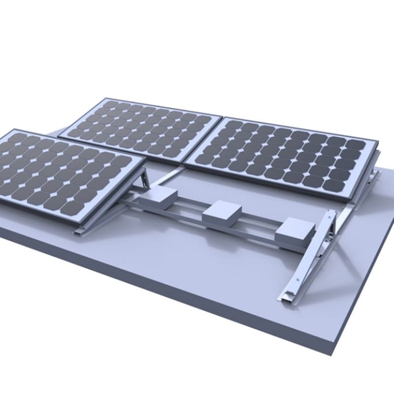 Suporte de montagem de painel solar para sistema solar de telhado plano solar -Koodsun