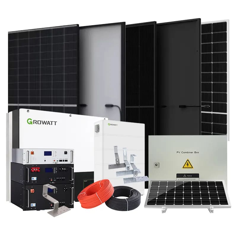 Sistemas de Energia Solar Híbrido 5KW 8KW 10KW 12KW 20kw 30kw Sistema de armazenamento de energia residencial com bateria -Koodsun