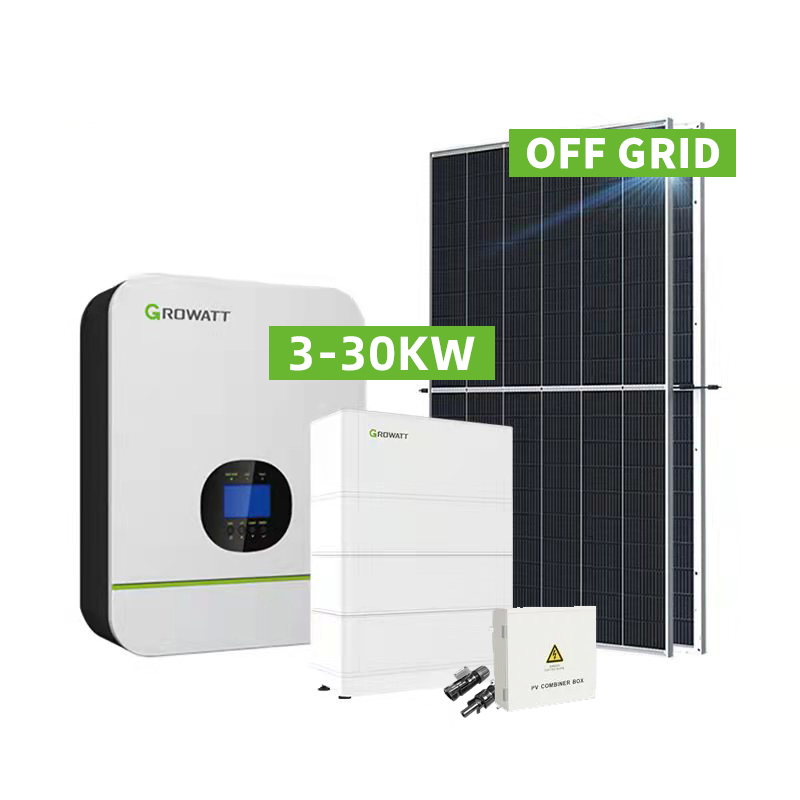 Sistema de energia solar fora da rede 3-30KW para uso doméstico Conjunto completo -Koodsun