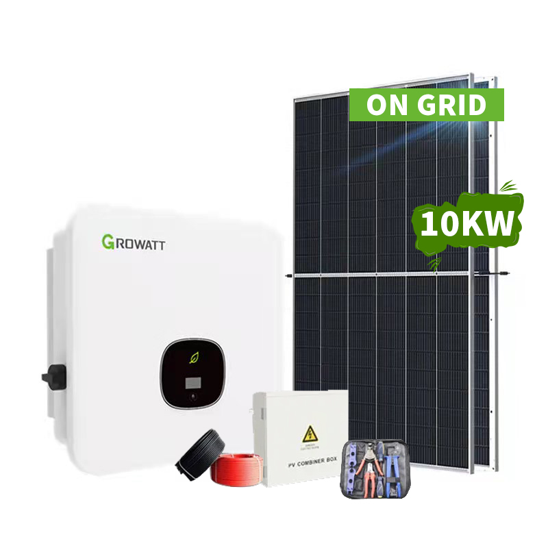 Sistema de painéis solares On Grid 10KW para uso doméstico Conjunto completo -Koodsun