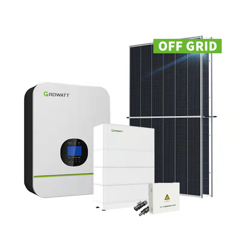 Fora dos sistemas 3KW 5KW 8KW 10KW das energias solares do armazenamento da grade fora do sistema solar da grade com inversor e bateria -Koodsun