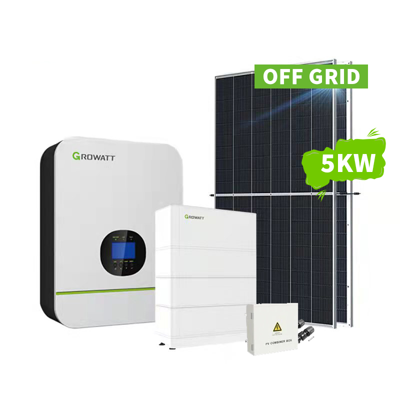 Sistema de energia solar para armazenamento doméstico sistema solar fora da rede 5kw -Koodsun