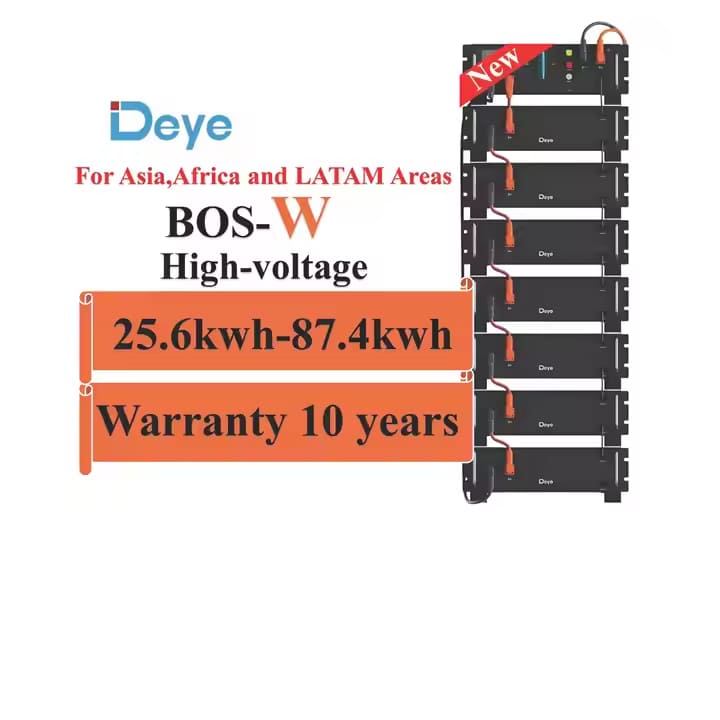 Deye BOS-W High Voltage 51.2V 100Ah 5.12kwh Solar Battery | Built-in BMS | Fast Charge & Expandable Capacity -Koodsun